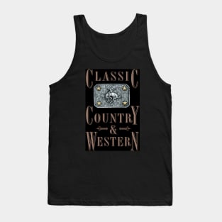 Bucking Bronco - Country and Western Belt Buckles Tank Top